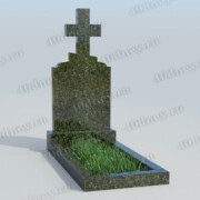 Памятник на могилу в виде креста П023 из Масловского гранита