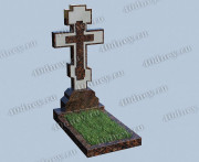 Крест из гранита П132, материал: Дымовский