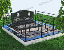 Оформление могилы ОФ60