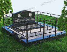 Оформление могилы ОФ65