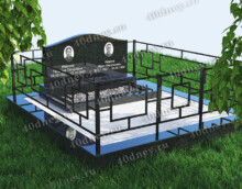 Оформление могилы ОФ72